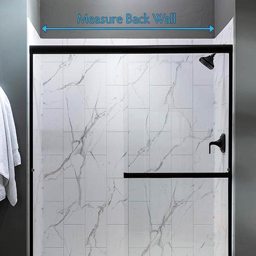 Measure back wall